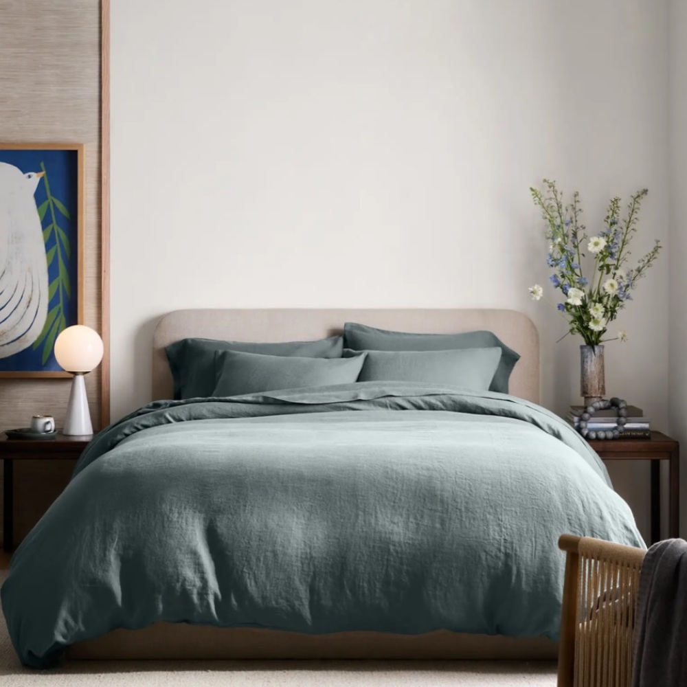 Quince European Linen Duvet Cover